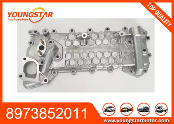 8973852011 غطاء تبريد زيت المحرك لسيارة ISUZU 4HK1 NQR EURO3
