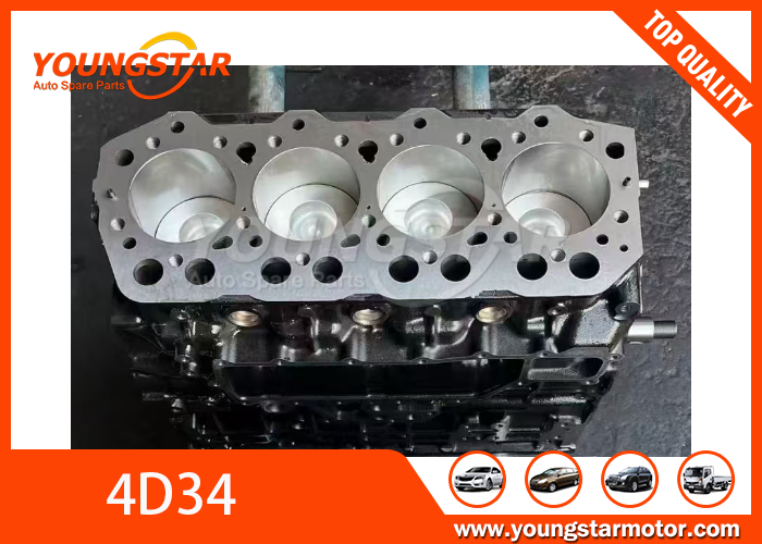 4D34 Model Engine Short Block Assembly in Casting Iron for Mitsubishi Fuso Canter Truck