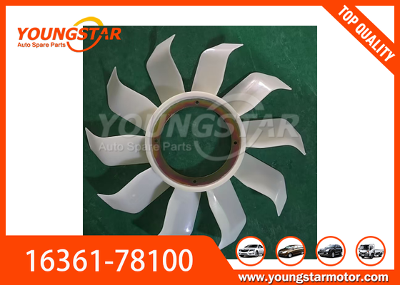 PA66 GF30 شفرة المروحة مُبردة المحرك شفرة المروحة لـ هينو دوترو 300 للشاحنة تويوتا دينا 2003